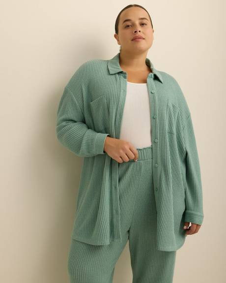 Pantalon de jogging en tricot gaufré brossé - ti Voglio Pantalon de jogging en tricot gaufré brossé - ti Voglio