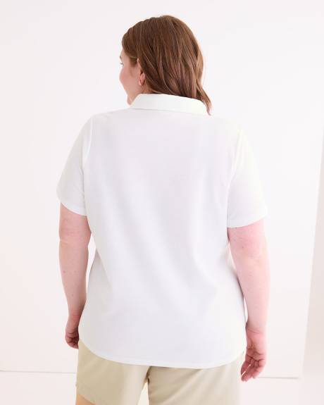Short Sleeve Polo Top - Active Zone