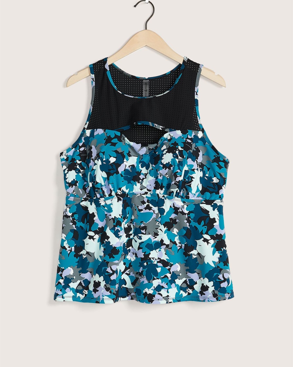 Tankini with Flower Print - Active Zone