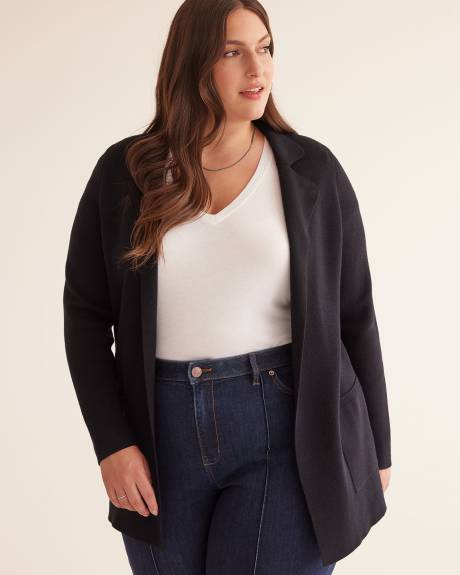 Black Sweater Blazer
