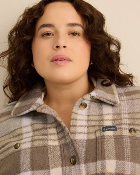 Manteau long en molleton carreauté Wildest Venture - Columbia