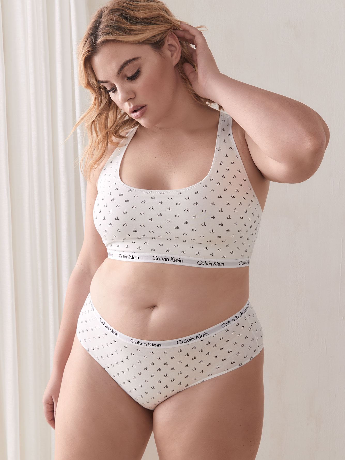 plus size calvin klein bra and panties