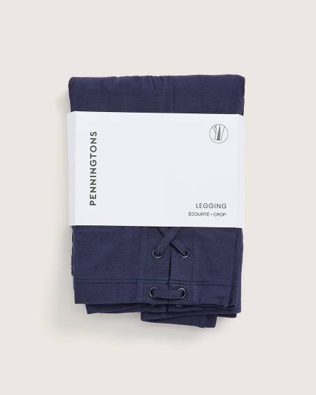 Responsible, Capri Legging with Laced-Up Side Details
