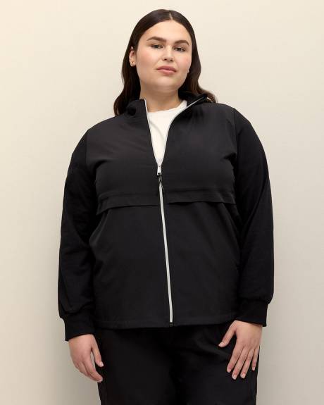 4-Way Stretch Mock-Neck Zipped Jacket - Active Zone