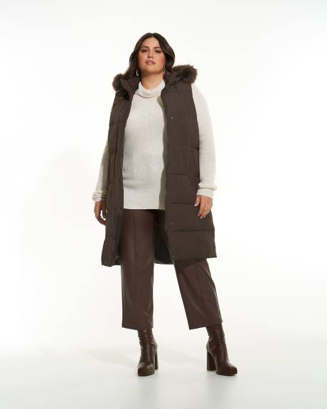 Veste matelassée aux genoux, tissu responsable - Addition Elle