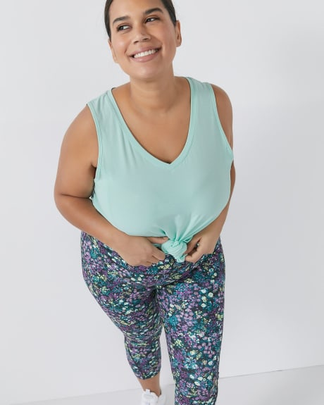 Camisole en maille à col en v avec petites ouvertures - Active Zone