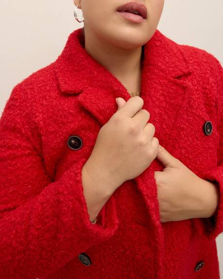 Manteau long à double boutonnage - Addition Elle