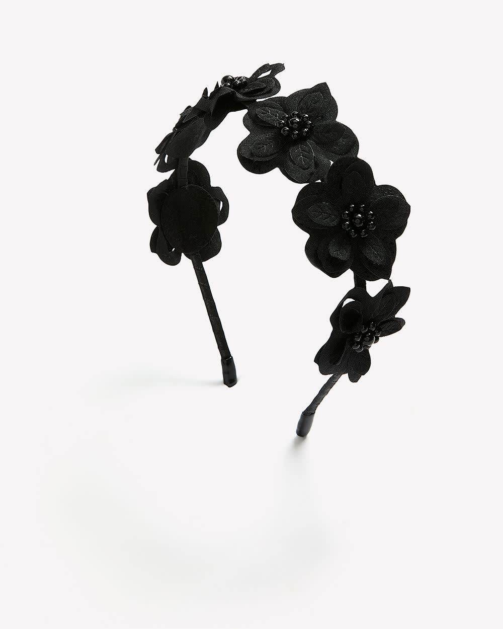 Bandeau chic orné de fleurs