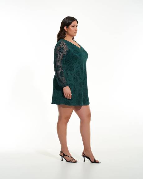 Robe évasée en dentelle - Addition Elle