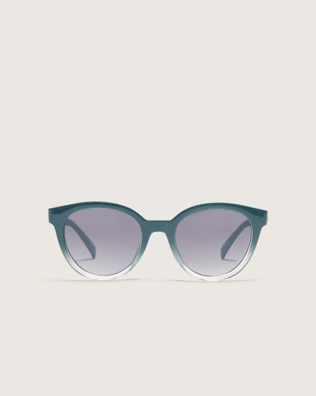 Two-Tone Gradient Sunglasses