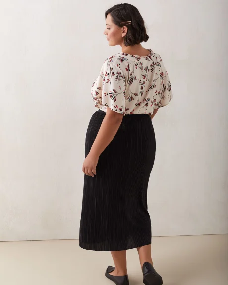 Pull-On Pleated Skirt - In Every Story