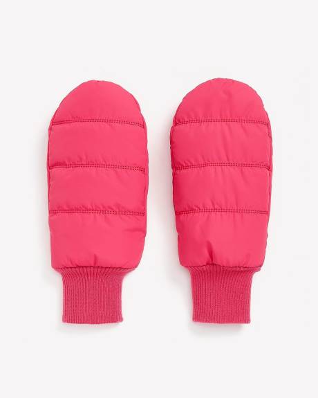 Quilted Mittens with Lining
