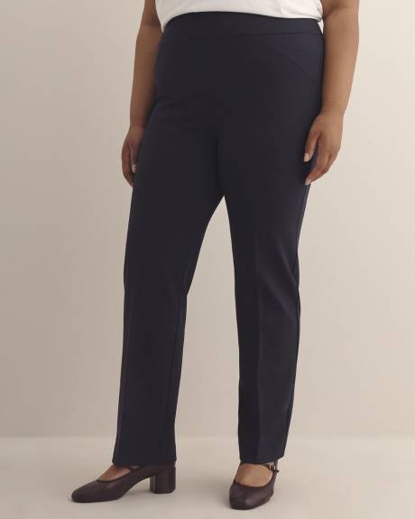 Pantalon amincissant essentiel à jambe droite en pointe de Rome