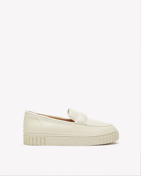 Flâneur en cuir Mayhill Cove, pied large - Clarks