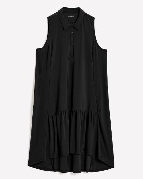 Sleeveless Polo Midi Dress - Active Zone