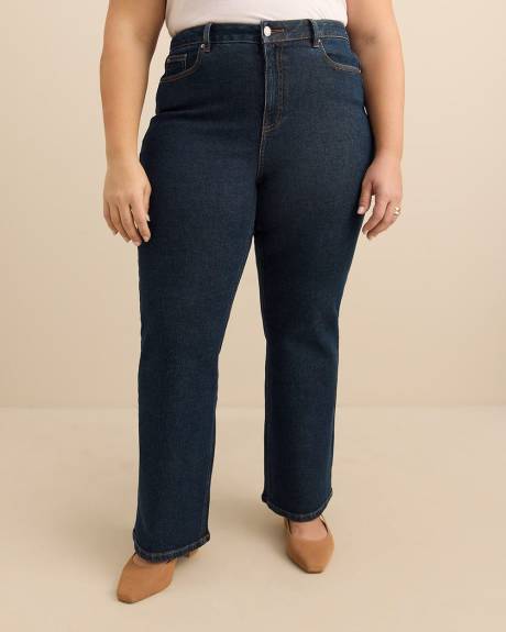 Jean coupe classique taille haute et jambe &eacute;vas&eacute;e - d/C JEANS