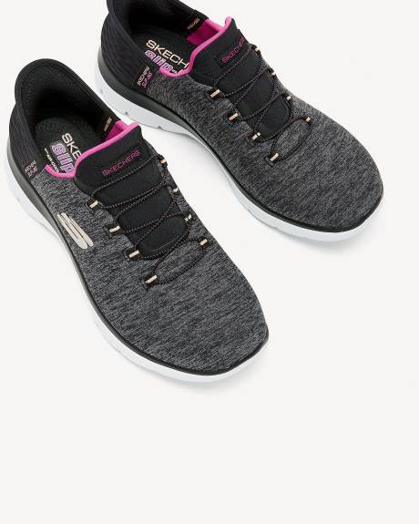 Wide Width, Mesh Slip-On Sneakers - Skechers
