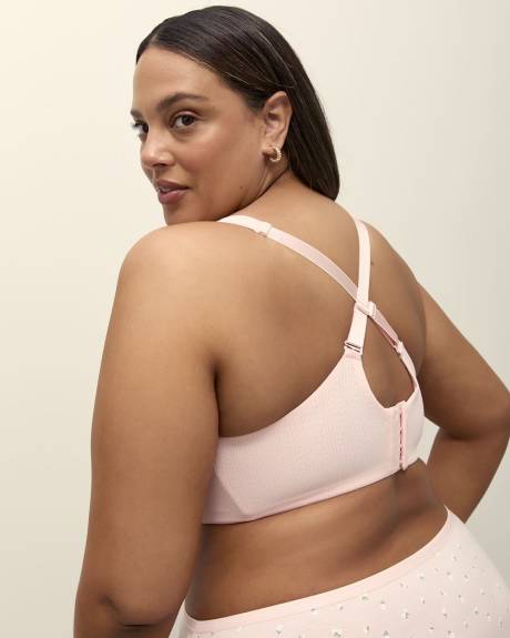Soutien-gorge contour en pointelle rose, avec armatures - ti Voglio