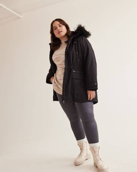 Responsible, Lined Parka Jacket with Removable Hood