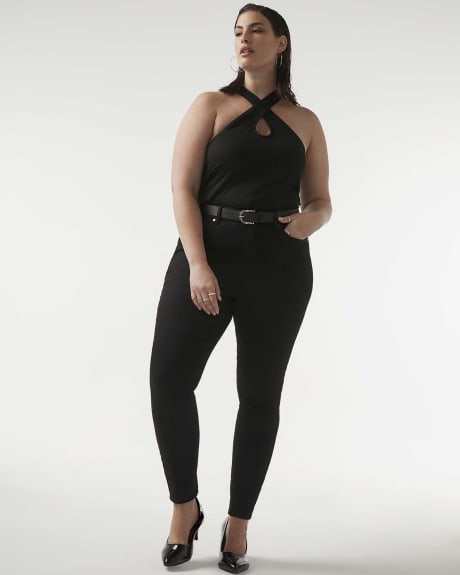Responsible, Curvy-Fit Jeggings, Black Wash - Addition Elle