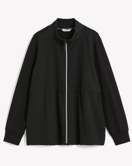 Mock-Neck Zipped Jacket - Active Zone