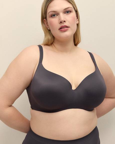 Underwire Contour T-Shirt Bra with Lace - Déesse Collection