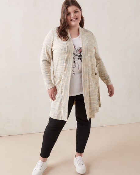 Long Cardigan With Patch Pockets - In Every Story
