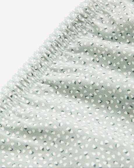 Culotte classique en coton à petits triangle - ti Voglio