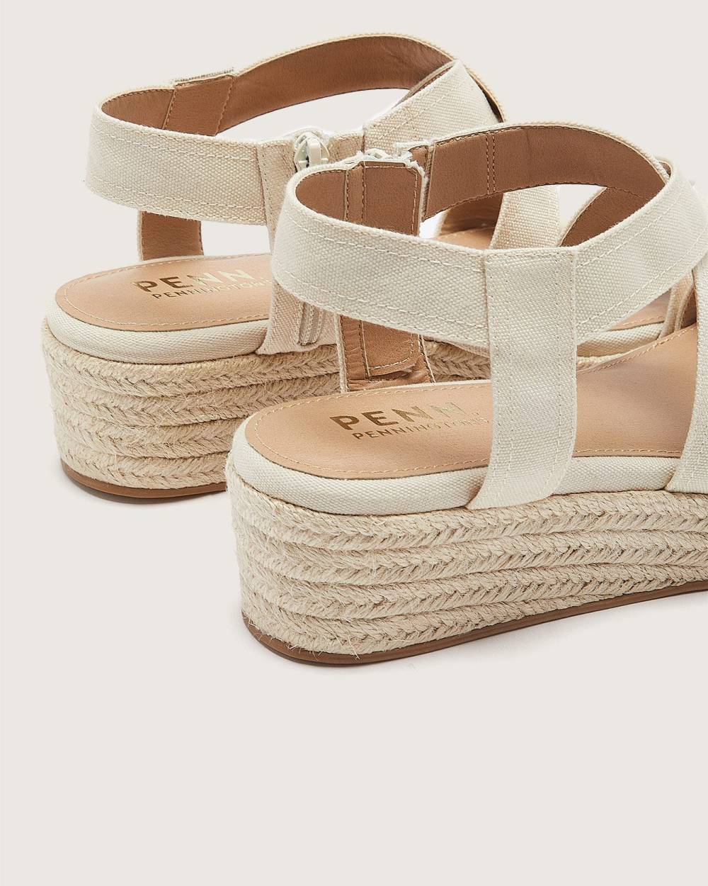 Wide width discount espadrille platform sandals