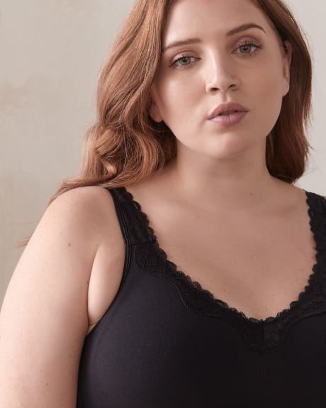 Wireless Cotton Bra, G & H Cups Penningtons