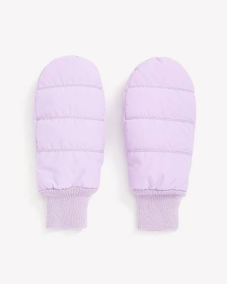 Quilted Mittens with Lining