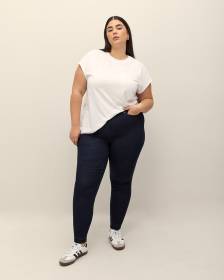 Responsible, 1948-Fit Release-Hem Black Jean Legging - d/C JEANS