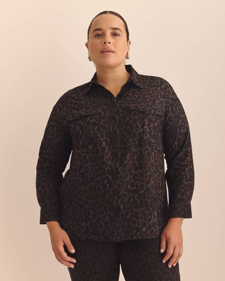 Utility Boxpleat Pocket Shirt - Addition Elle