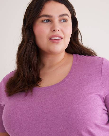 Boyfriend Fit Scoop-Neck T-Shirt - PENN. Essentials
