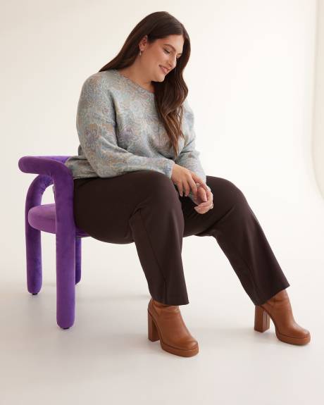 Essential Ponte de Roma Wide-Leg Pant