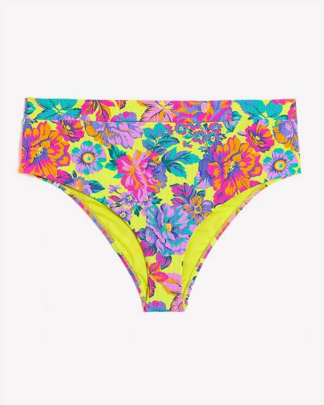 Colourful Floral High-Waisted Romy Marlee Swim Brief - Body Glove