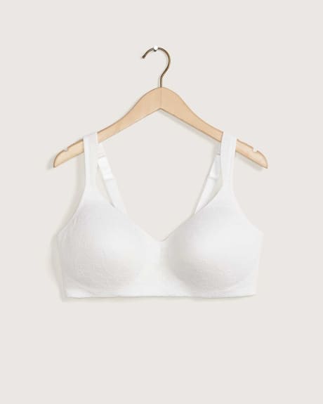 Essential Wireless Floral Lace T-Shirt Bra - tiVOGLIO