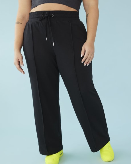French Terry Wide-Leg Pant - Active Zone