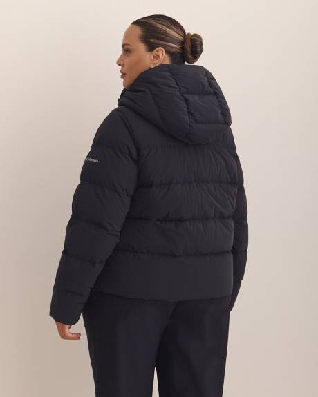 Black Amaze Puff Hooded Jacket - Columbia