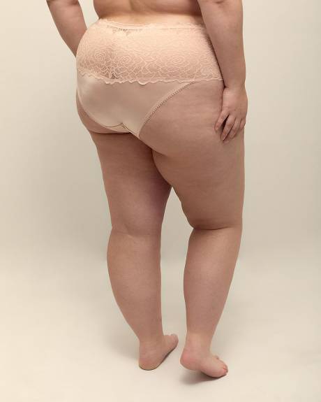 Culotte classique avec taille en dentelle - Déesse Collection