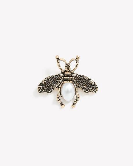 Bee Brooch with Pearl