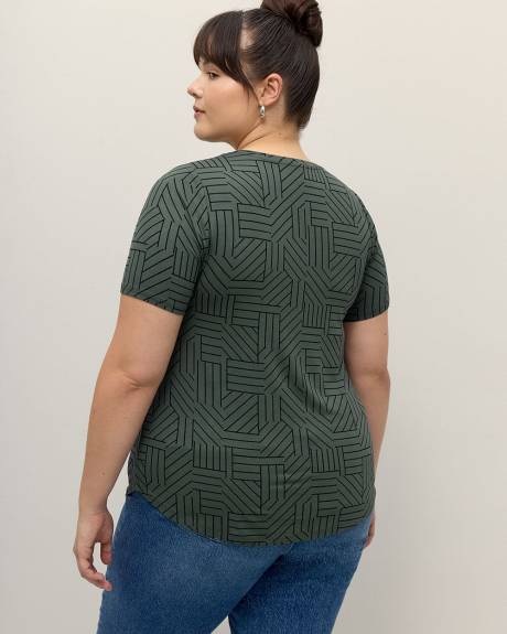 Responsible, Printed Modern-Fit Tee - Addition Elle - PENN. Essentials