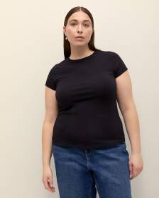 Short-Sleeve Bodycon T-Shirt - Addition Elle - PENN. Essentials