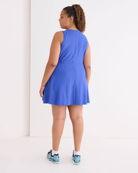 Robe sans manches avec short intégré, tissu responsable - Active Zone
