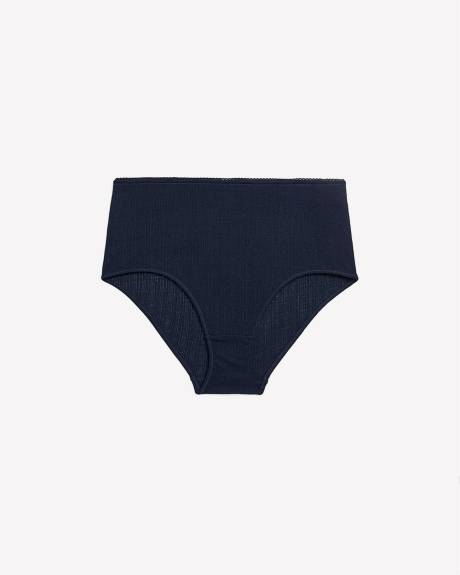 Culotte classique en mailles pointelle avec élastique picot - ti Voglio