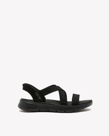 Wide Width, Go Walk Slip-In Quarter Strap Sandal - Skechers