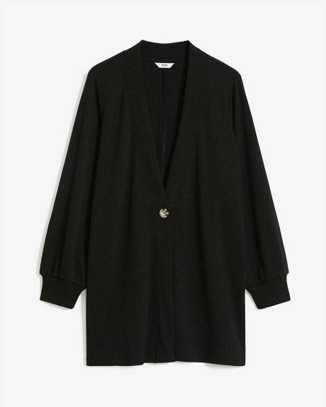 Long-Sleeve Knit Cardigan