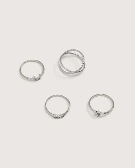 Mixed Celestial Rings, Set of 4 - In Every Story