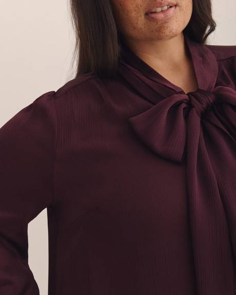 Feminine Scarf Blouse - Addition Elle