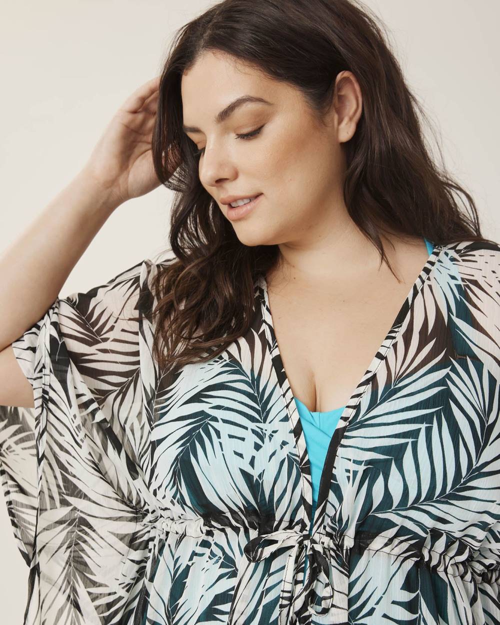 Floral Print ShortSleeve CoverUp Dress Cover Me Penningtons